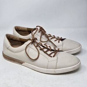 KORK-EASE Paisley Tan Cream Fog Leather Sneaker Women's Size 10M Comfort